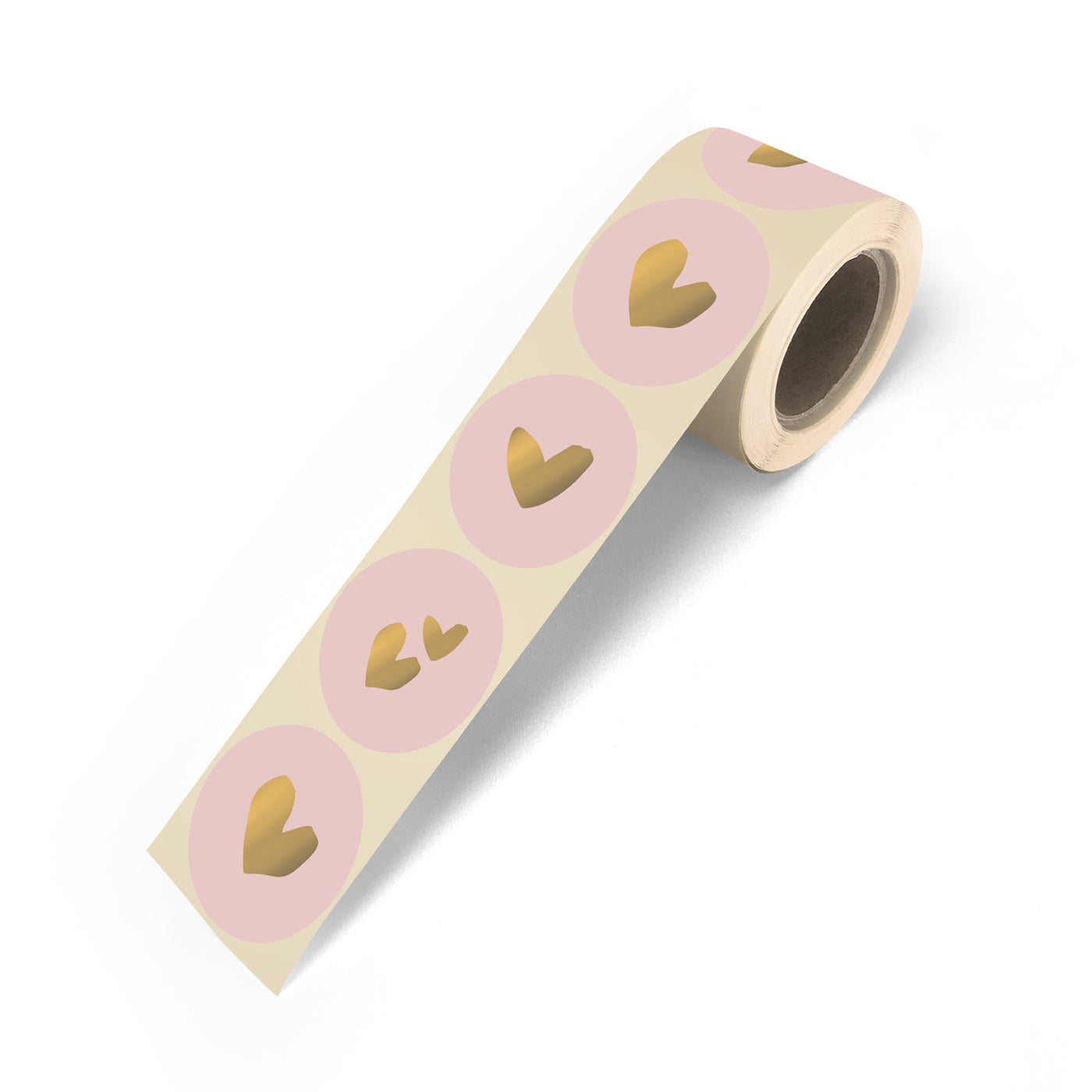 Stickers - Pink Hearts - 10st.