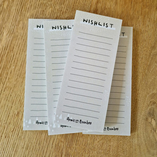 Notitieblokje 'Wishlist'