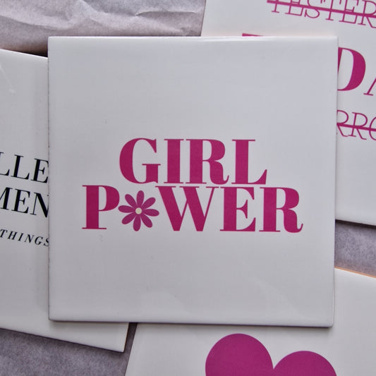 Tegeltje 'Girl Power'