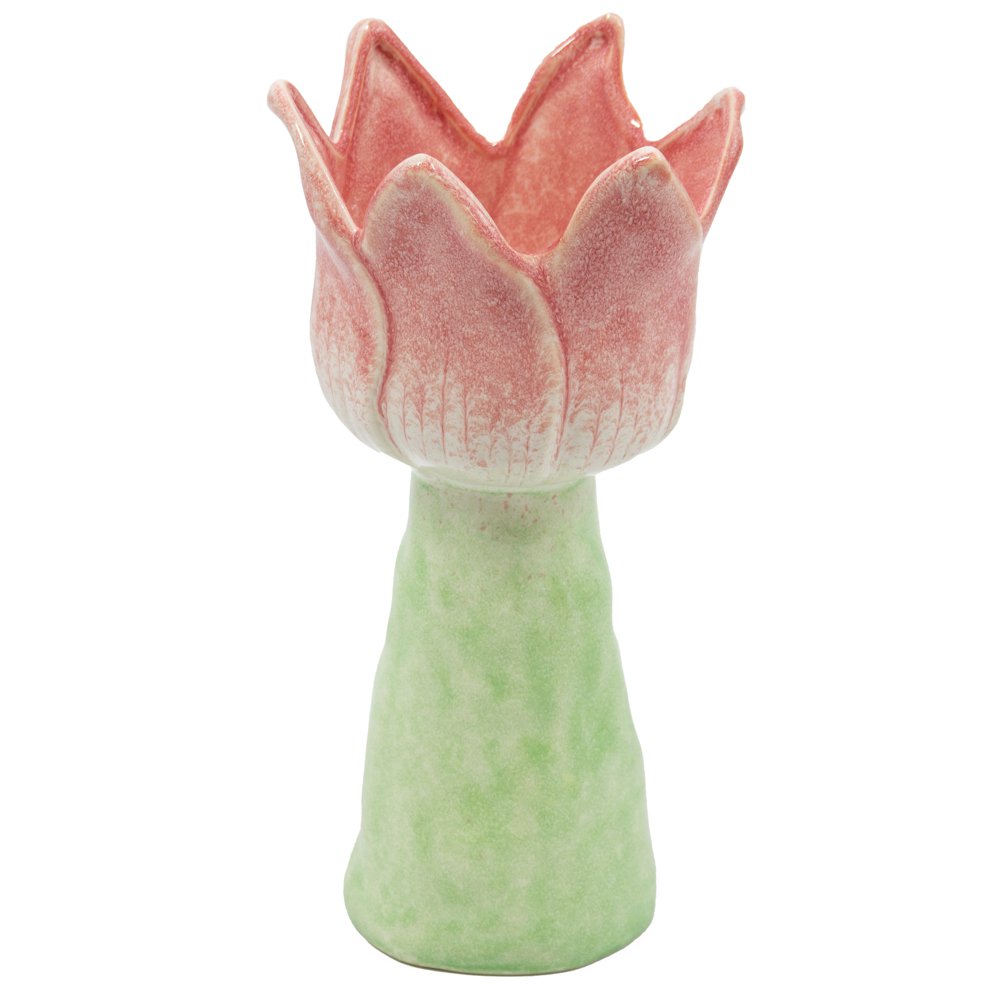 Vaasje Tulp - Keramiek - 10x9,5x19,7cm